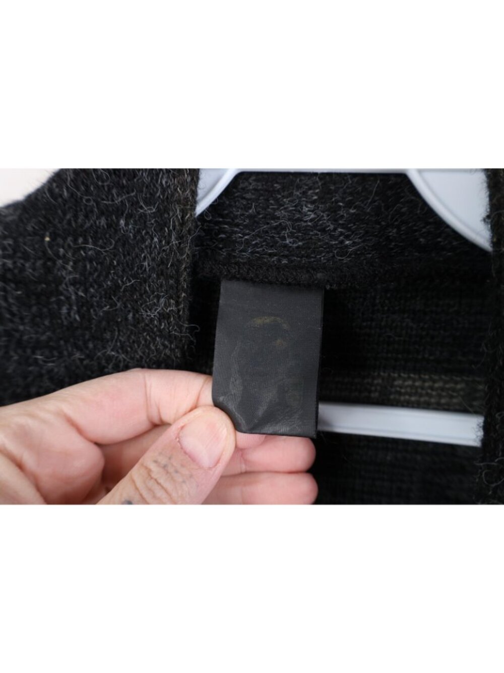 Vintage 90s Streetwear Mens Size Medium Heavyweight Wool Knit Cardigan Sweater - Picture 8 of 14